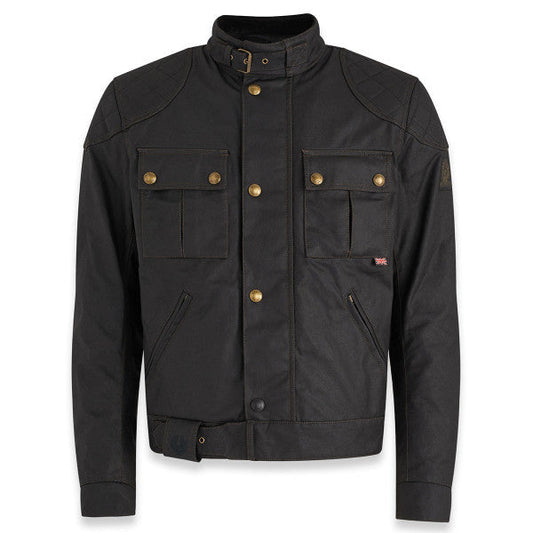 BELSTAFF Brooklands 2.0 Waxed Cotton Jacket Black